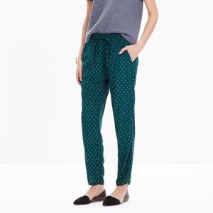 Madewell Track Trousers in Foulard Dot
